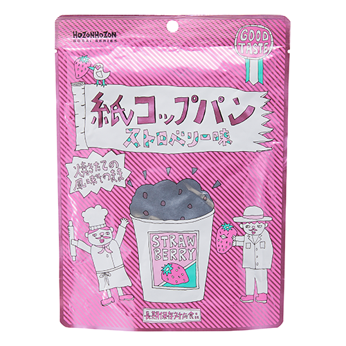 紙コップパン ストロベリー味(30食セット)【軽減税率対応商品】