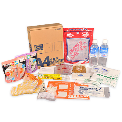 防災緊急キット A4 1Dayレスキュ−